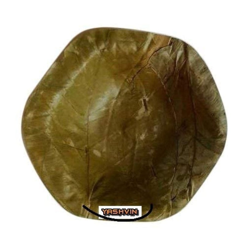 Yashvin Balaji E Retail Disposable Dona Pattal (Butea Monospermous) Leaf Bowl and Dona- 5" Disposable Dona Pattal Sal Leaf Bowls/Degradable for Food offering to God Pack of 100 Pieces || HN42 - Image 4