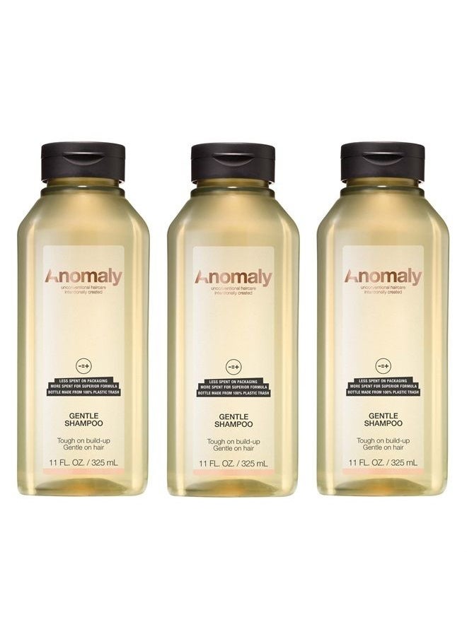 Anomaly - Haircare Gentle Shampoo Sulfate Free Rosemary and Grapefruit | Sulfate Free & Paraben Free | for Women & Men | Eco Friendly Sustainable Packaging from Ocean Plastic - 11 fl oz (Pack of 3) - Image 1