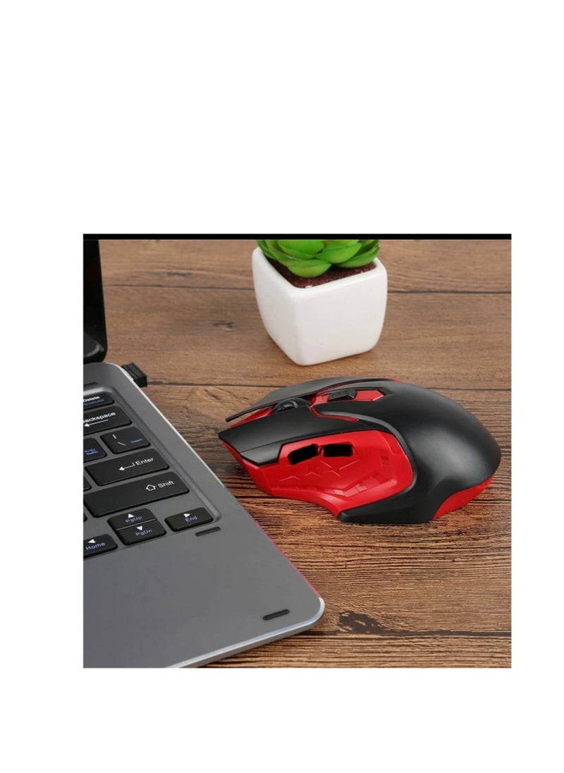 TWINS wireless gaming mouse 2.4G .  10 m distance with no delay comfortable grasp no fatigue optical 1200 DPI (multicolor)  - Image 4