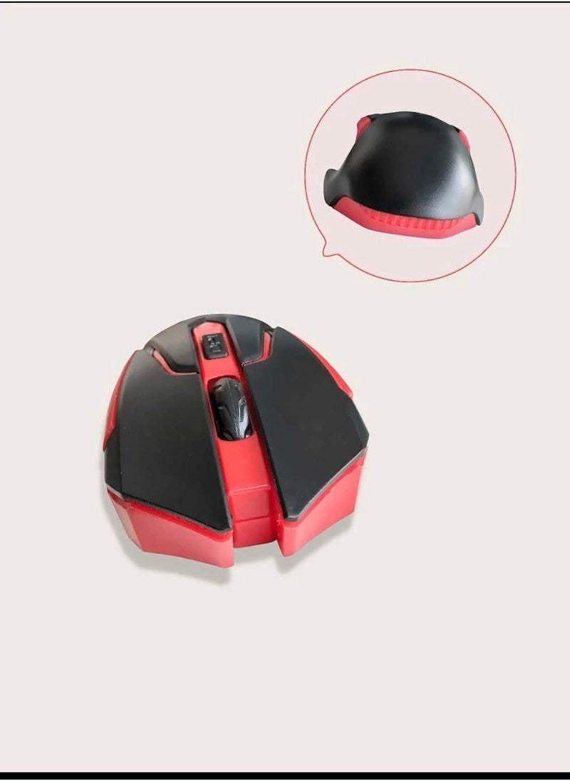 TWINS wireless gaming mouse 2.4G .  10 m distance with no delay comfortable grasp no fatigue optical 1200 DPI (multicolor)  - Image 3