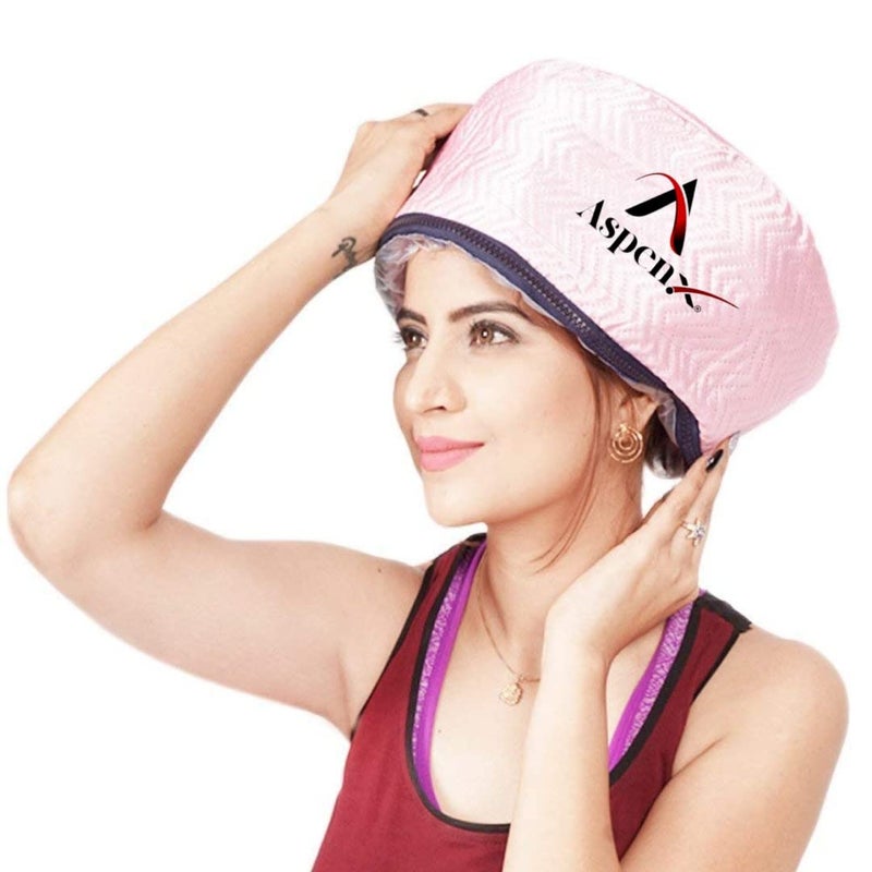 ASPENX Hair Care Thermal Head Spa Cap Treatment With Beauty Steamer Nourishing Heating Cap, Spa Cap For Hair, Spa Cap Steamer For Women (Spa Cap), 1 - Image 1