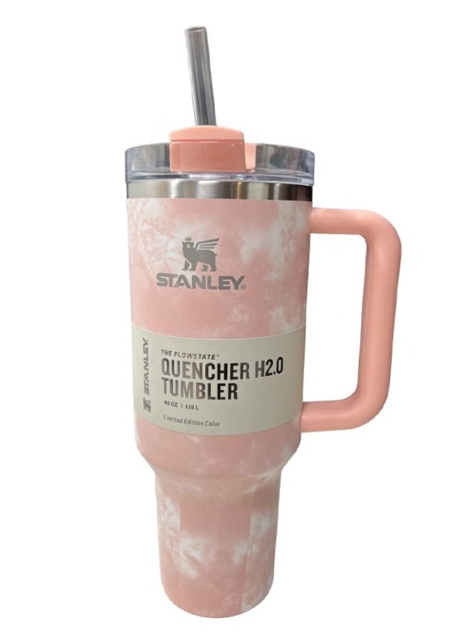 Generic Stanley 40oz Quencher H2.0 Tumbler – Stainless Steel Vacuum Insulated Tumbler with FlowState Lid & Reusable Straw – Multi-Color - Image 2