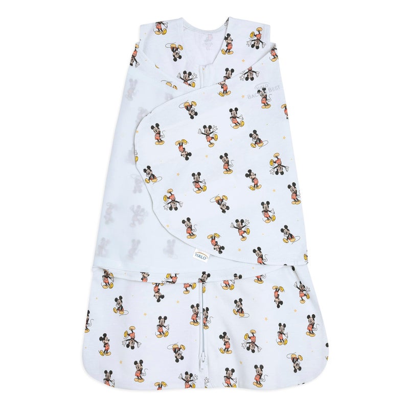 HALO Disney Baby 100 Cotton Sleepsack Swaddle 3Way Adjustable Wearable Blanket TOG 15 Mickey Fun Small 36 Months - Image 2