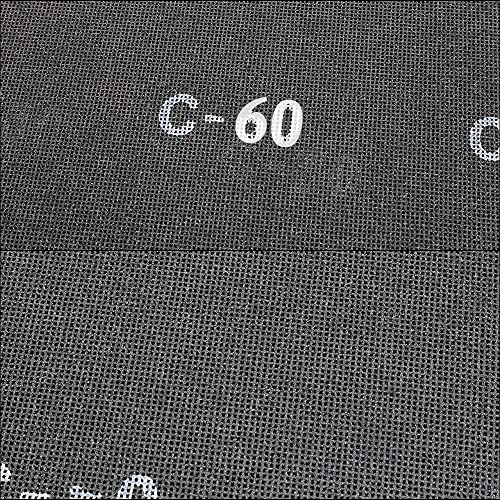 HUAALIUCHE 17" Sanding Screen Discs - Mesh Floor Sanding Screen - Black Silicon Carbide - for Wood Floors (10 Pack, 60 Grit) - Image 3
