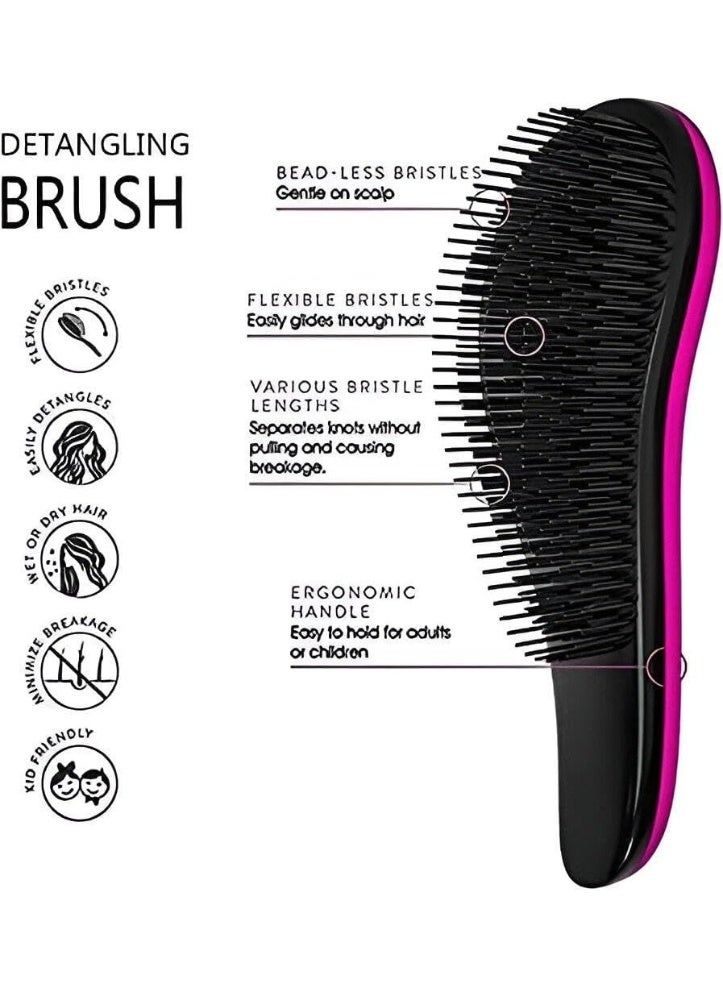 Detangle Hair Brush For Blow Drying Hair Straightening| For Wet, Fine, Curly, Thick Hair | For Women, Men & Children-1pc-multicolor - Image 2