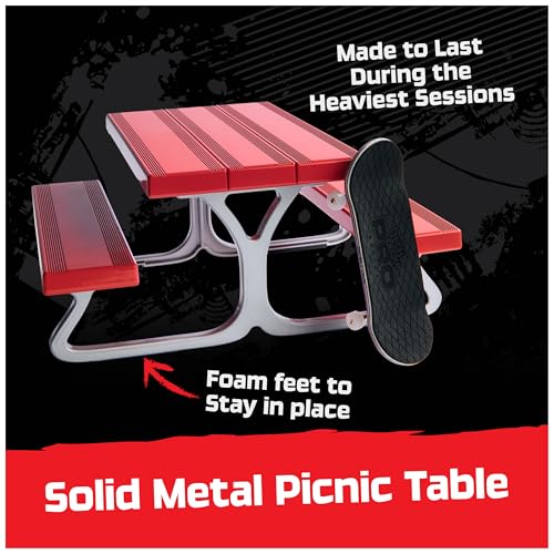 TECH DECK, Pro Series Daily Grind Pack 2.0 with Picnic Table and Bike Rack; Kids Toys for Boys Ages 6 and up (Mini Fingerboard Sold Separately) - Image 4