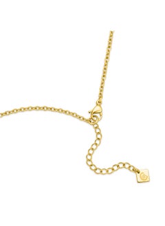 CERRUTI 1881 Circulo Pendant Gold-Plated Design with Mother of Pearl & Crystals  - Image 3