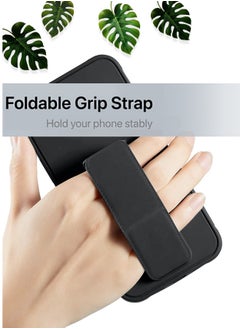 Hand Grip Foldable Magnetic Kickstand Wrist Strap Finger Grip With Built-In Iron Case Cover For Huawei Pura 70 Pro / Pura 70 Pro+ / Pura 70 Pro Plus 5G 2024 Black - pzsku/ZEF2E91A6CF3386ED5D52Z/45/_/1717628561/f70ed160-fb89-4297-86ca-0f29da1511e9