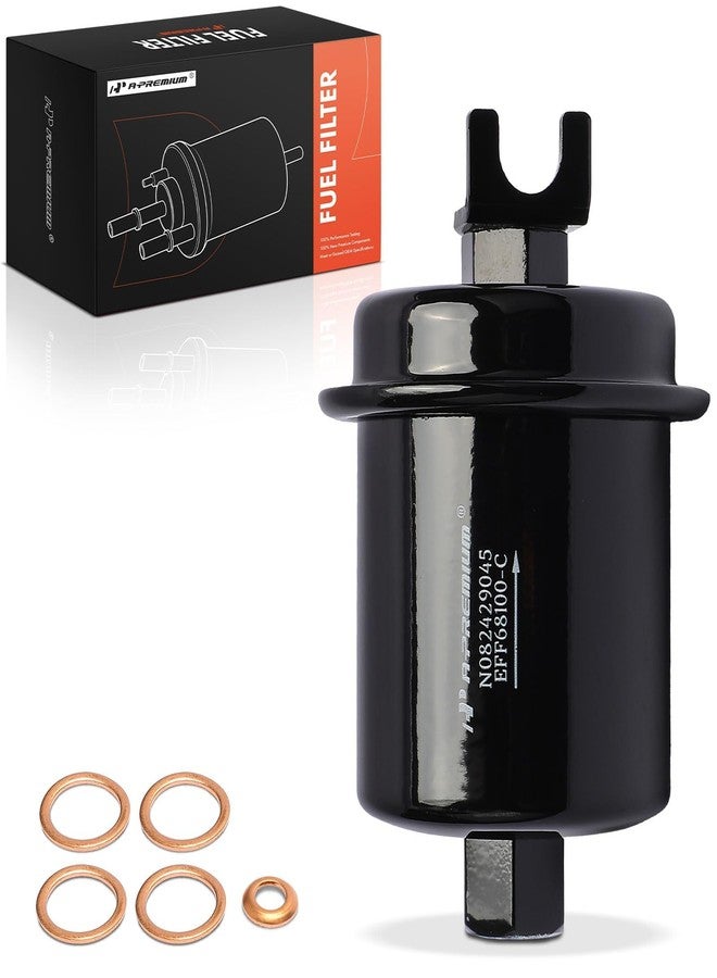 A-Premium Fuel Filter Compatible with Honda CR-V 1997-2001, Civic 1995-2000, Accord 1994-1997, Civic del Sol 1996-1997, Odyssey 1995-1998, Prelude & Acura CL 1997-1999, EL, Integra, RL & Isuzu Oasis - Image 1
