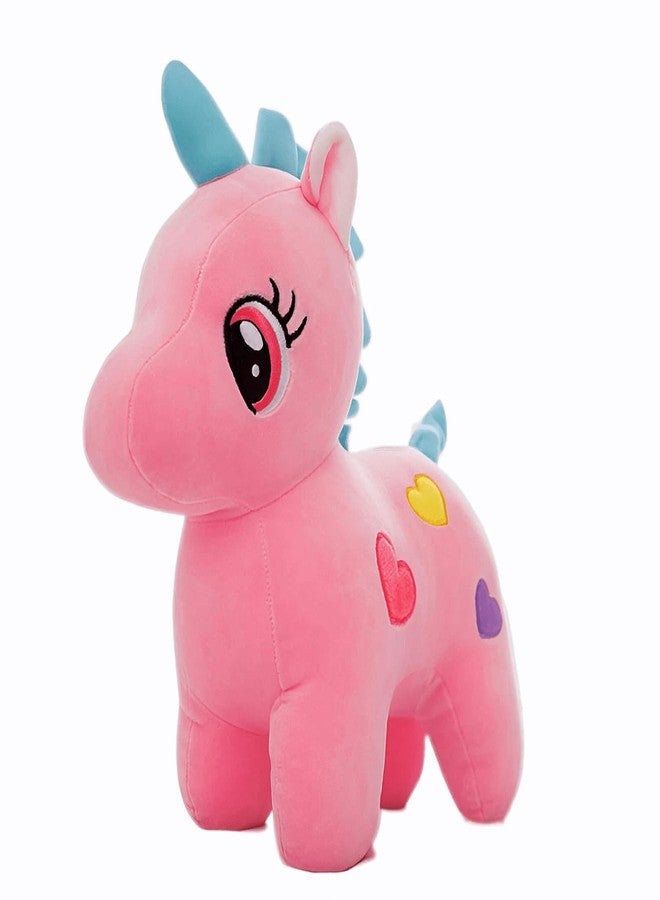 DIKANG Unicorn Soft Toy for Kids | Plush Toy for Baby Boys and Girls (25CM, Pink) - Image 1