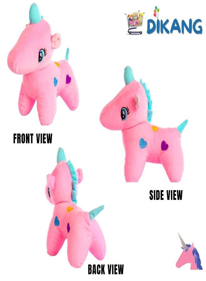 DIKANG Unicorn Soft Toy for Kids | Plush Toy for Baby Boys and Girls (25CM, Pink) - Image 2