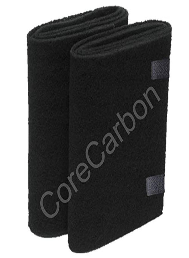 CoreCarbon 2-Pack Exact Fitment Pre-Filter Designed to Fit Honeywell 22500 or TWO HRF-F1 (Labeled "F") With Two Gaskets Air Purifier Round Replacement Filters - Image 1