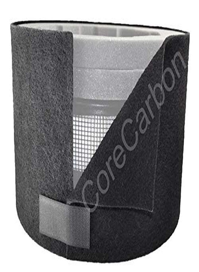CoreCarbon 2-Pack Exact Fitment Pre-Filter Designed to Fit Honeywell 22500 or TWO HRF-F1 (Labeled "F") With Two Gaskets Air Purifier Round Replacement Filters - Image 3