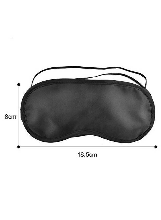 Coobbar 10Pcs Travel Rest Eye Sleeping Mask Satin Blindfold Soft Eye Shade Nap Cover Soft Eye Mask Shade Cover (Purple) - Image 5