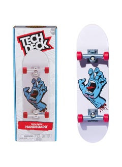 Tech Deck , Santa Cruz Handboard; Authentic Mini Skateboards, Kids Toys For Boys & Girls, Ages 6 And Up (Hands Use Only)  - Image 1