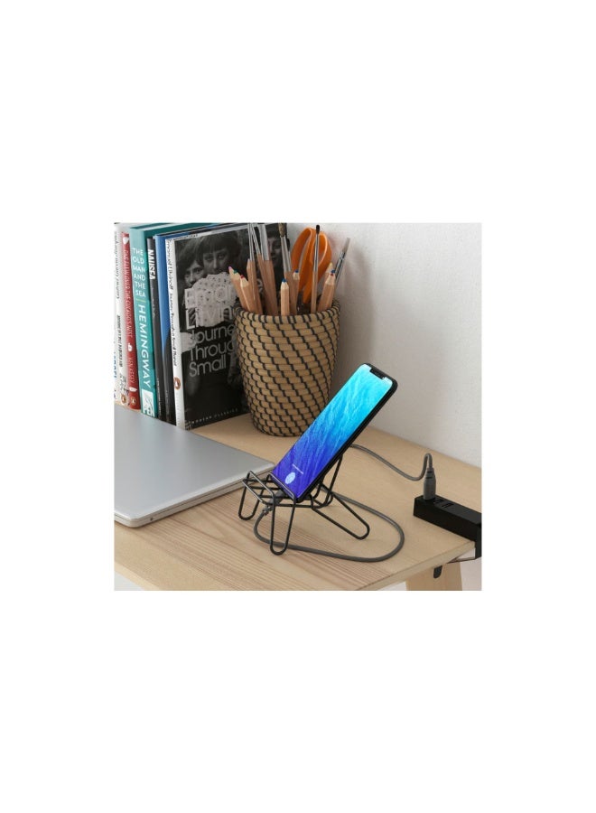 KRUBBET Holder for mobile phone, black - Image 3