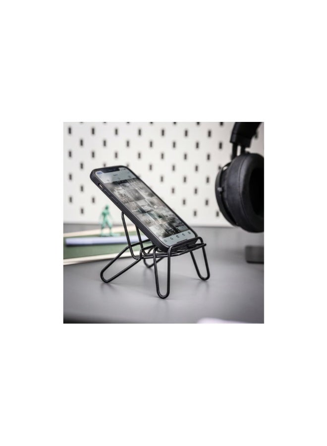KRUBBET Holder for mobile phone, black - Image 4