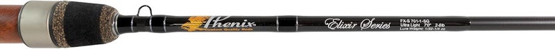 PHENIX Phenix Rods Elixir Spinning  76  2 PC  26 LB LINE RatingFast Taper Action  13214 OZ Lure WeightEssex SIC GuidesPhenix Custom Reel SEATSplit Grip Handle - Image 2