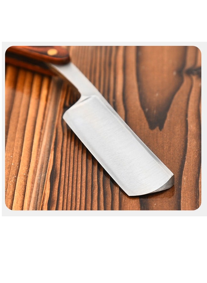 Gasin Stainless steel professional barber cut throat razor, quality men's single blade razor, beard trimmer, leather bag  - Image 4