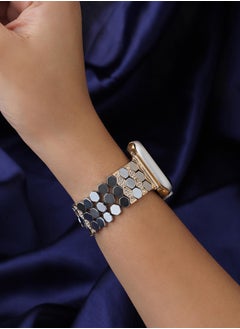 Haute Sauce Embellished Stainless Steel Apple Watch Strap For Women | 42mm/44mm/45mm  - Image 5