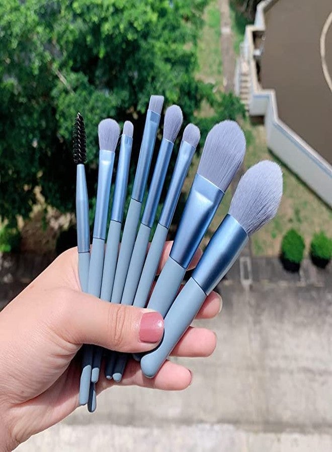 VishBin Professional Makeup Brushes Set Mini Makeup Brushes 8Pcs Portable Make up Set Premium Makeup Brushes Kits -Foundation Powder Cosmetic Brush Blush Blending Eyeshadow Brushes Sets - Image 1