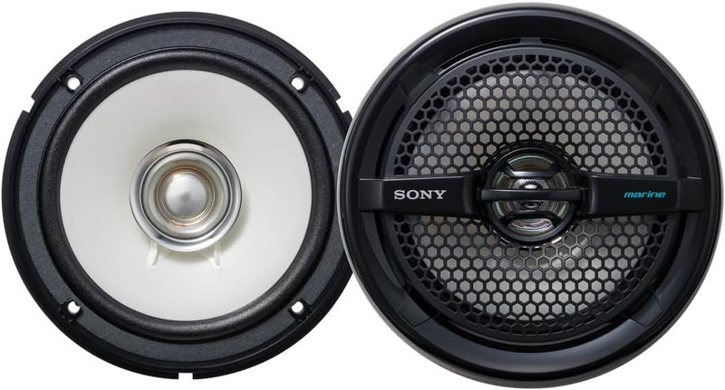 Sony XS-MP1611 Dual Cone Marine Speakers, Black - Image 1