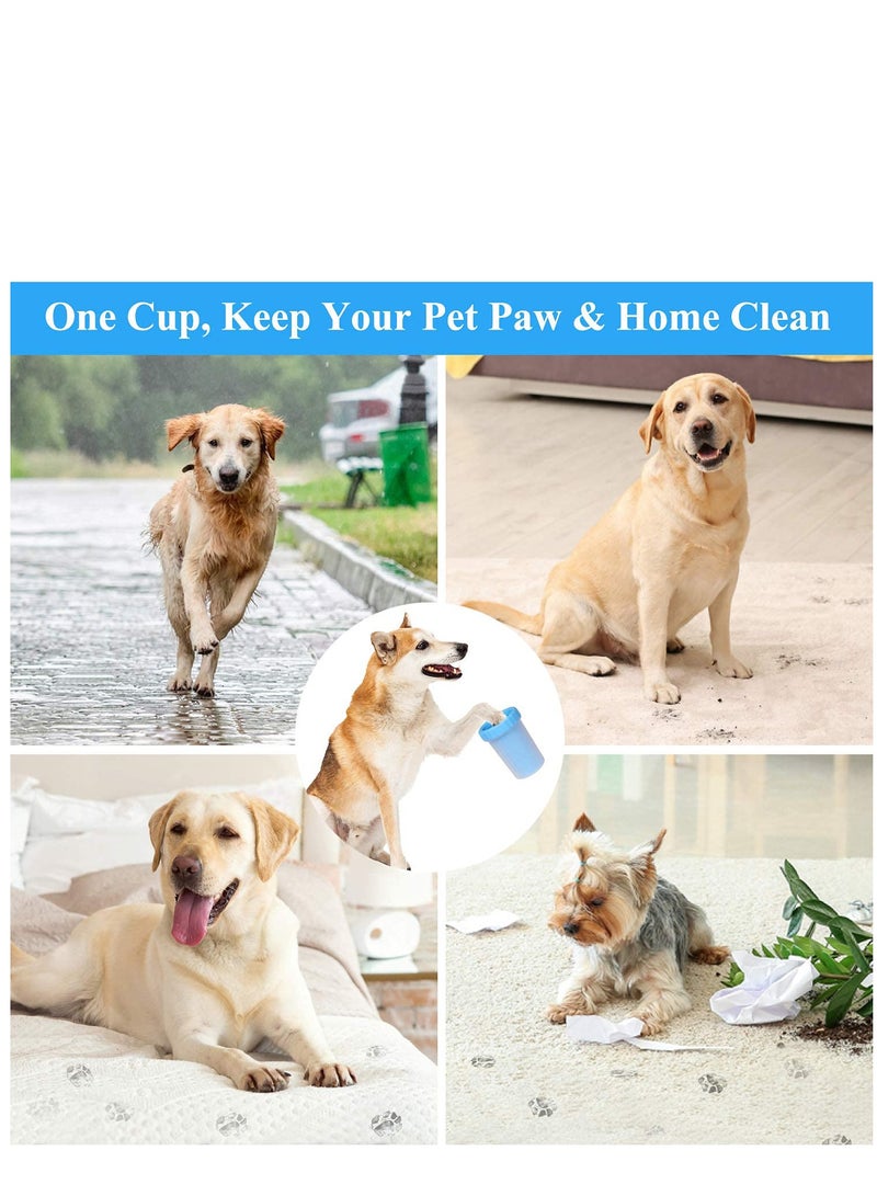 SYOSI Dog Paw Cleaner Washer Cup 2 In 1 Portable Silicone Pet Cleaning Brush Feet Cleaner for Dogs Grooming with Muddy Paw, Dog Foot Cleaner for Large Dog, Dog Owner Gifts Pet Gifts for Dogs Owners - Image 4