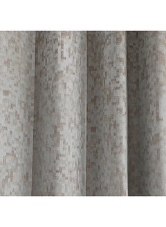 Home Box Madrid 2-Piece Jacquard Blackout Extra Long Curtain Set 140 x 300 cm  - Image 3