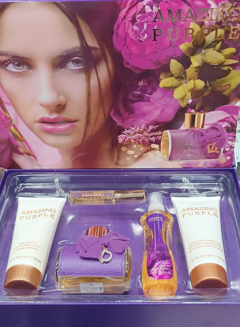 إمبير طقم عطر هدية مكون من 4 قطع للنساء