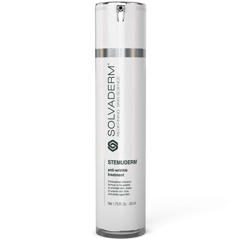 Solvaderm Stemuderm Face & Eye Cream - Anti Aging Skincare - Daily Moisturizer for Fine Lines, Wrinkles & Eyebags - Supports Natural Collagen Production & Elastin - Organic Plant Based Stem Cells - 1.75 fl oz - Image 1