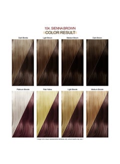 Adore Dore Semi Permanent Hair Color Vegan And Crueltyfree Hair Dye 4 Fl Oz 104 Sienna Brown (Pack Of 1)  - Image 4