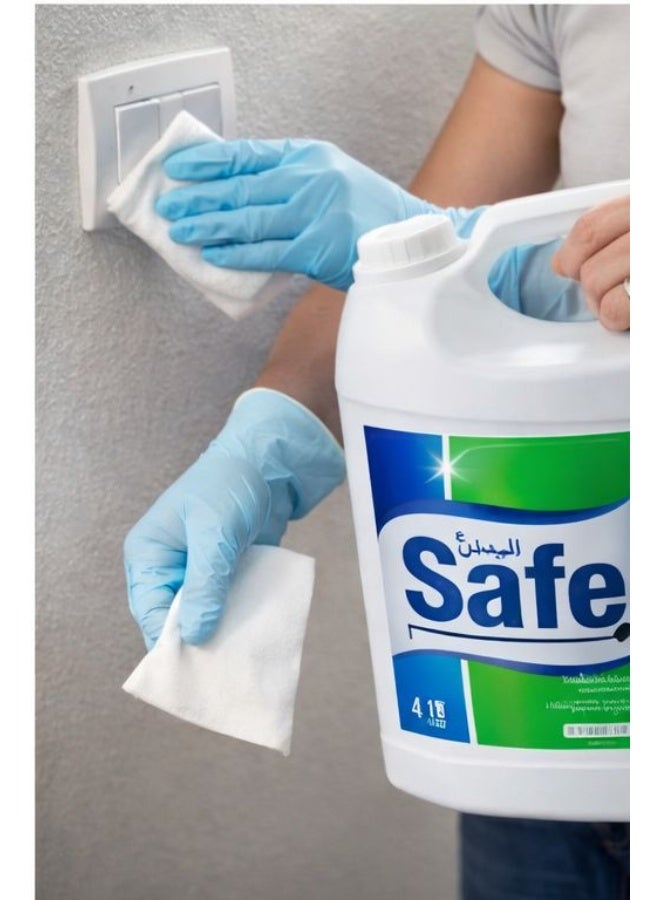Safe Multi-Purpose Disinfectant and Sanitizer Liquid 4L Value Pack Superior Germ Protection and Deep Cleaning for Surfaces Floors and Bathrooms - Image 3