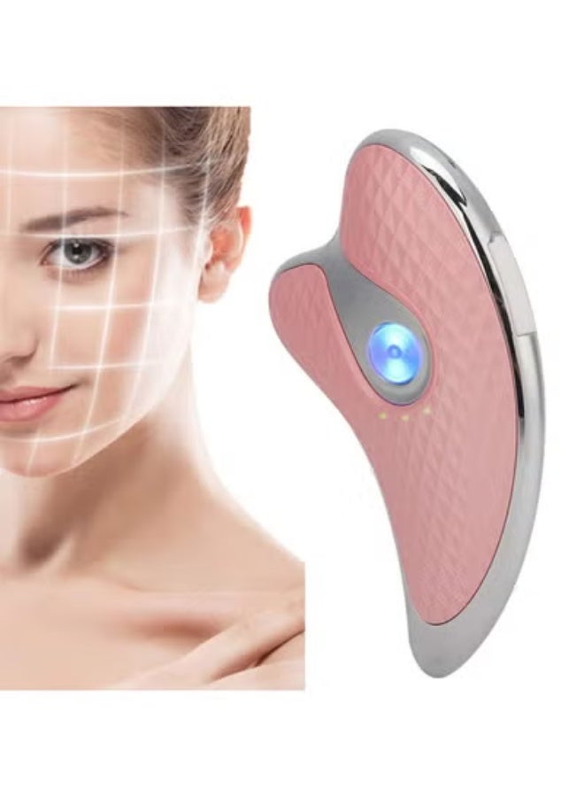 klarako Facial Massager, Household Gua Sha Massager, Skin Glowing and Healthy Make Microcurrent Facial Scraper Massager Electric Face Lifting Tightening Beauty Scraper - Image 2