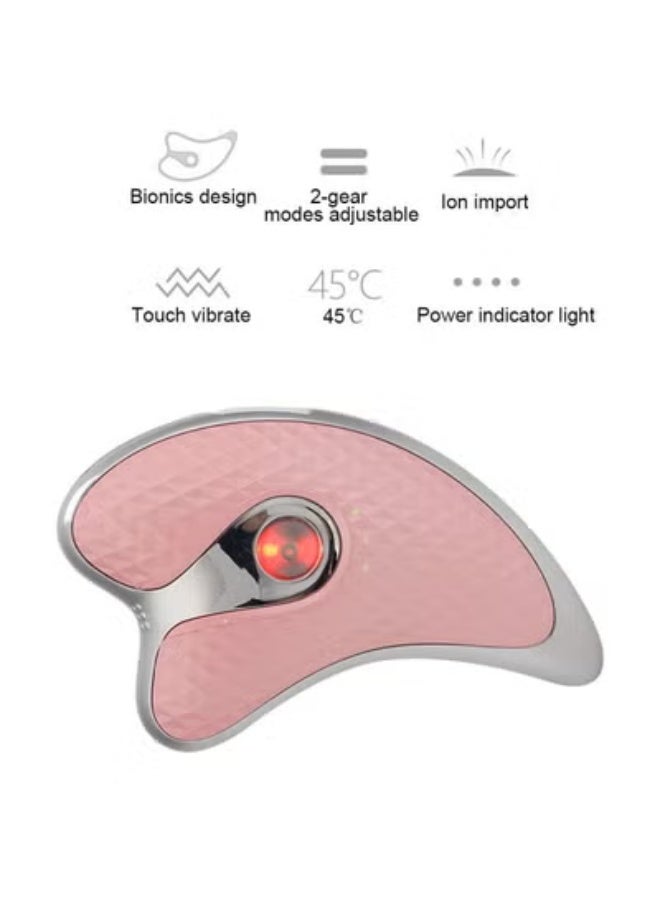 klarako Facial Massager, Household Gua Sha Massager, Skin Glowing and Healthy Make Microcurrent Facial Scraper Massager Electric Face Lifting Tightening Beauty Scraper - Image 3