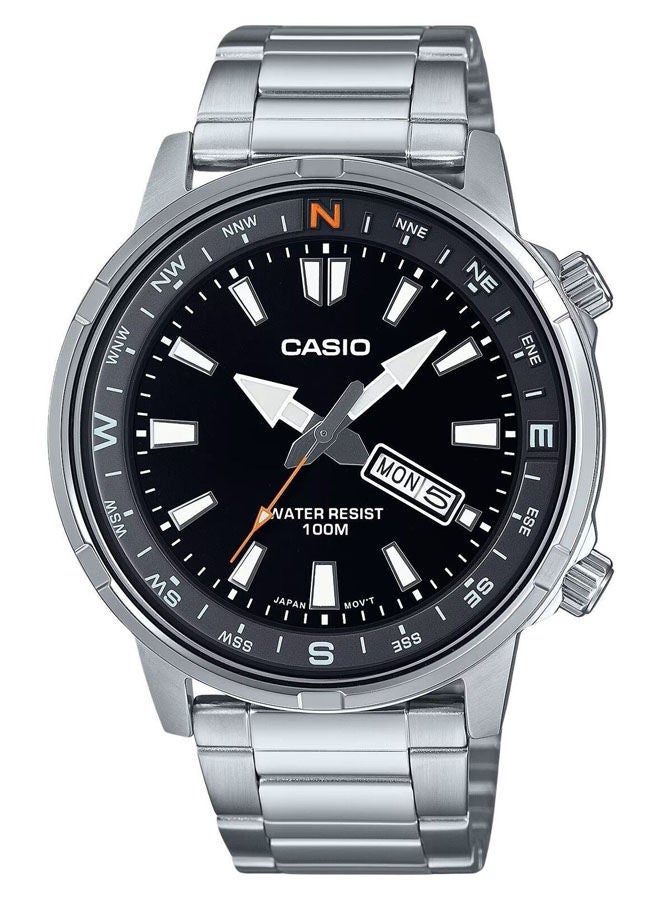 CASIO Stainless Steel Analog Watch MTD-130D-1A4VDF - Image 1
