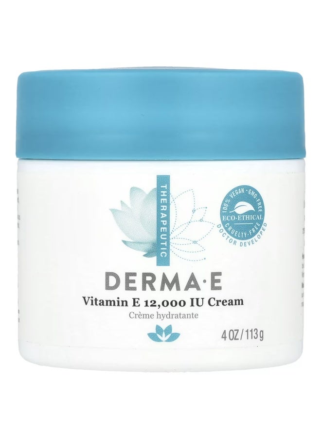 DERMA E, كريم فيتامين هـ، 4 أونصة (113 جم)