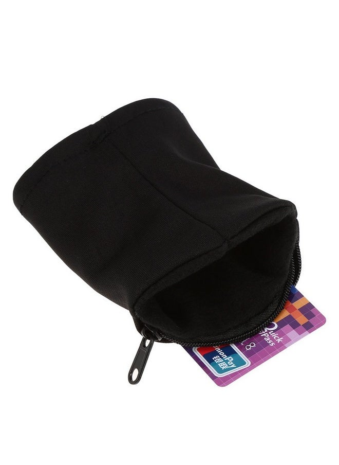Bnineteenteam - Sports Wrist Walletzipper Wristband Pocket For Running Walking Tennis Hiking(Black) - Image 1