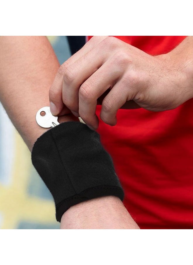 Bnineteenteam - Sports Wrist Walletzipper Wristband Pocket For Running Walking Tennis Hiking(Black) - Image 1