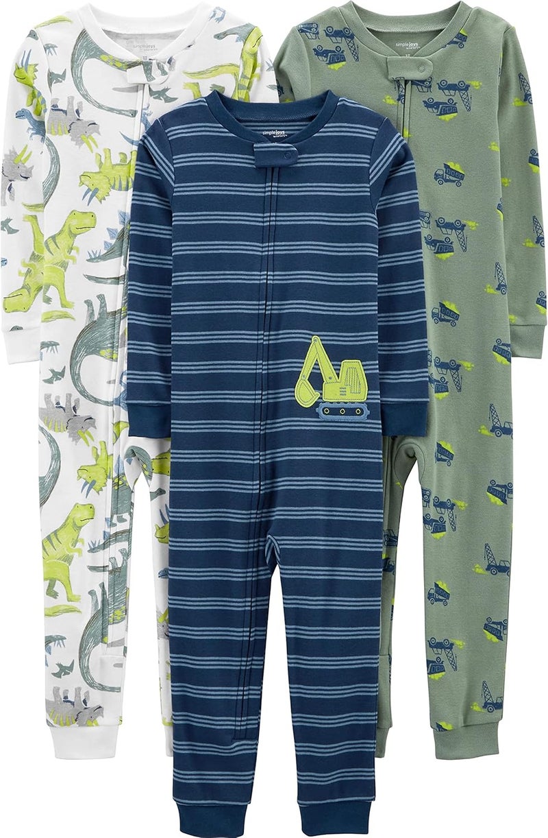 Simple Joys by Carter's Boy's Snug-Fit Footless Cotton - Image 1