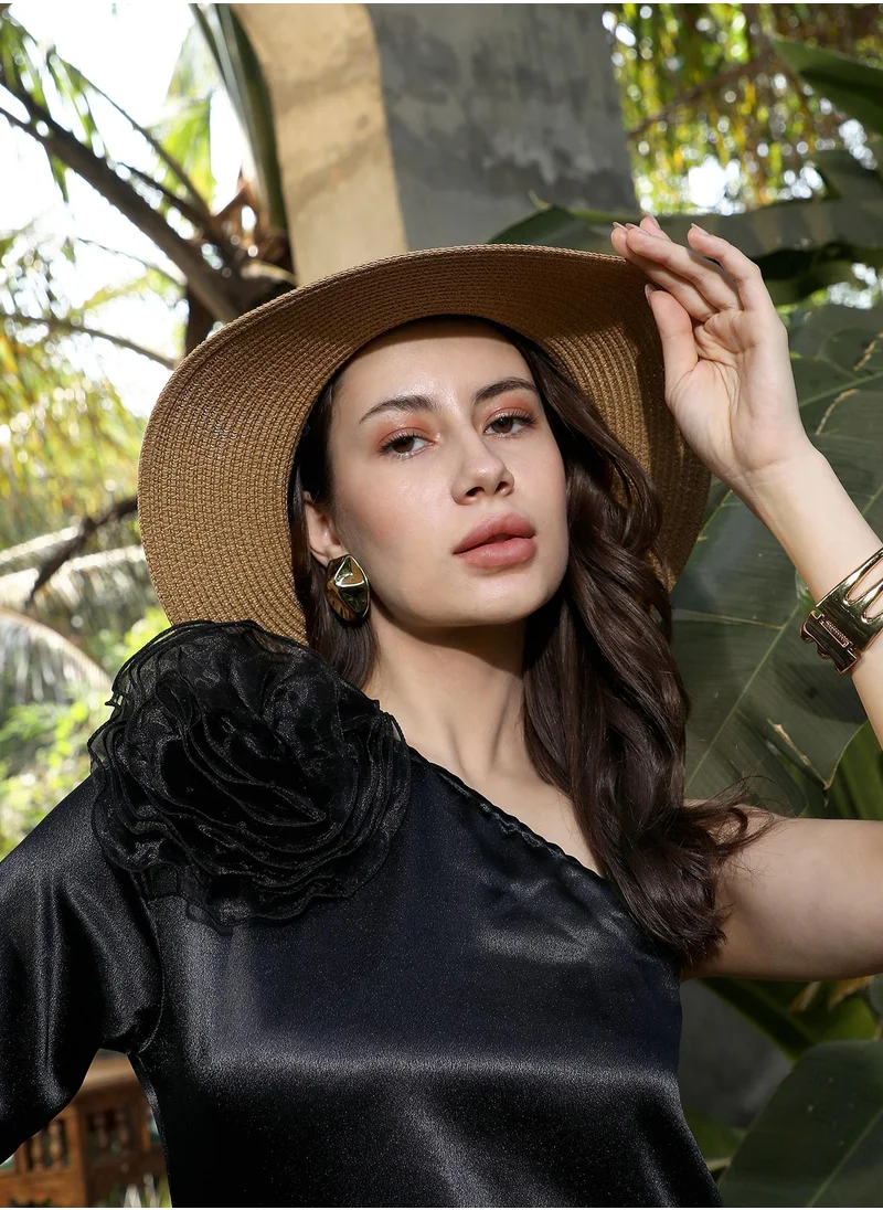 صوص هاوت Women's Tropez Panama Hat - Tan Brown