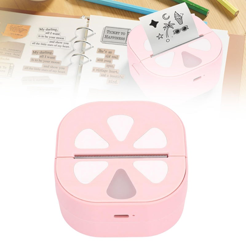 Mini Thermal Sticker Printer Portable Wireless Label Maker Inkless Print with Rechargeable Battery for Home Office School Photos QR Barcodes - Image 5