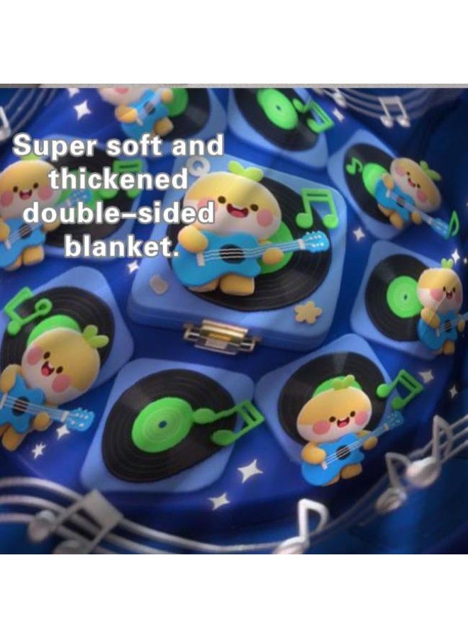 general Wisdom Fairy (latest) flannel thin blanket (warm and comfortable, suitable for sleep, game use, dust and sandproof) 150cm*200cm - 83 - Image 5