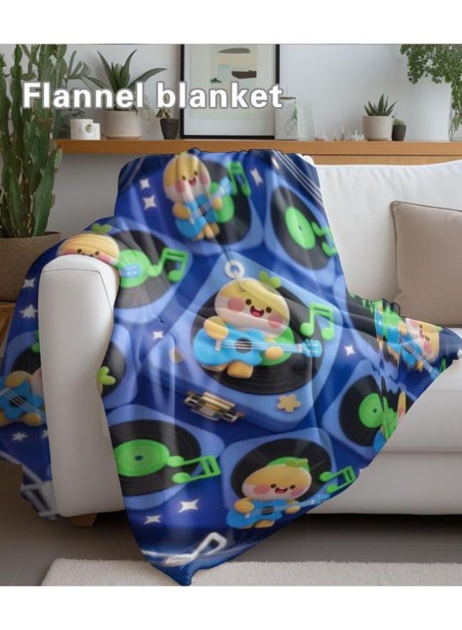 general Wisdom Fairy (latest) flannel thin blanket (warm and comfortable, suitable for sleep, game use, dust and sandproof) 150cm*200cm - 83 - Image 4
