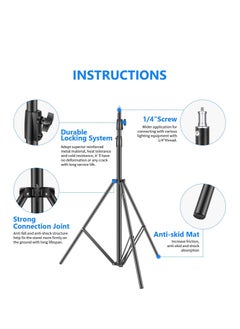 GULFLINK Metal strong Tripod/Camera stand 6.9 feet 20cm  - Image 5