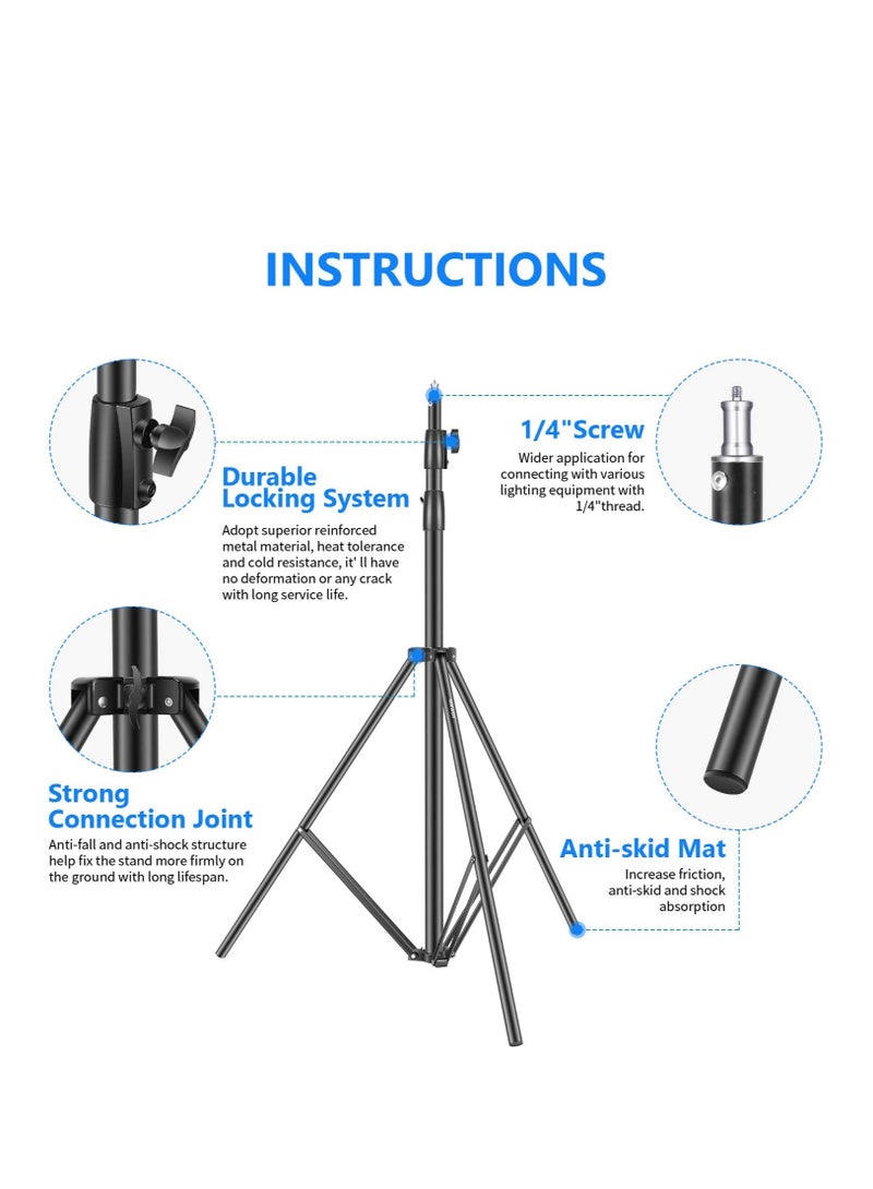 GULFLINK Metal strong Tripod/Camera stand 6.9 feet 20cm  - Image 5