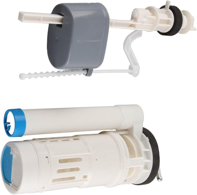 klarako 20cm Water Saver Toilet Repair Kit, Flush Valve and Fill Valve. Easy Installation, Universal Size, Durable ABS and Polypropylene Material. - Image 2