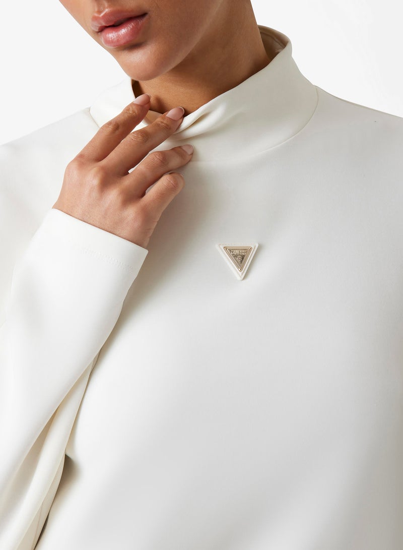 جس بلوزة أوليمب بياقة عالية - Image 3