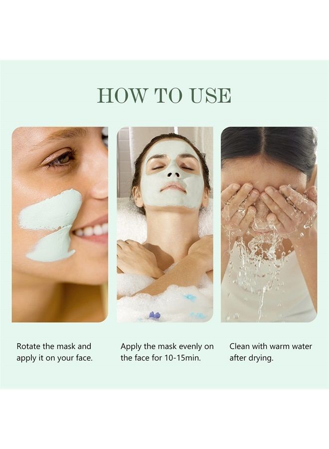 Vemofoper Green Tea Mask Stick Poreless Deep Cleanse Mask Stick Blackhead Remover Mask for Face with Green Tea Extract Deep Pore Cleansing Moisturizing Oil Control for All Skin Types Men and Women(2PCS) - Image 5