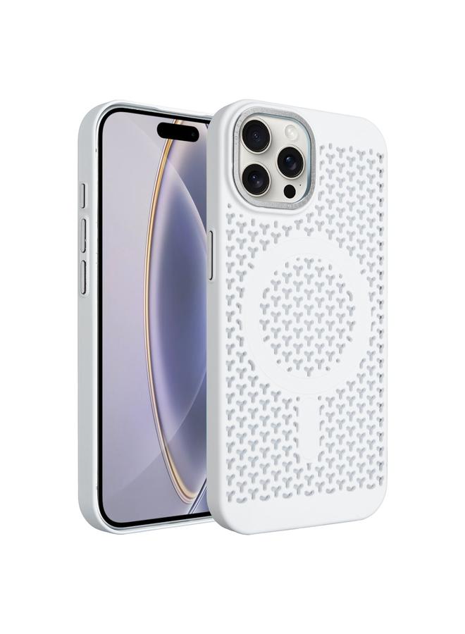 اس-توب جراب هاتف مغناطيسي من ماج سيف مع شعور بالتبريد الجليدي لهاتف آيفون 16 برو - Image 1