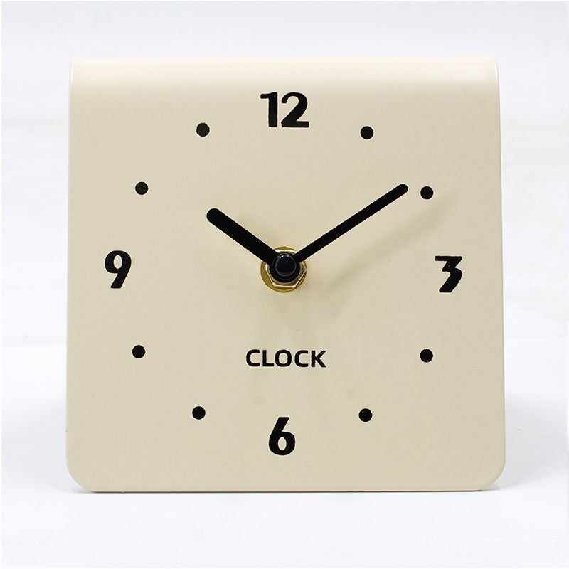Hicat Creamy Silent Mantel Clock Modern Creative Decoration XX200261 acrylic 